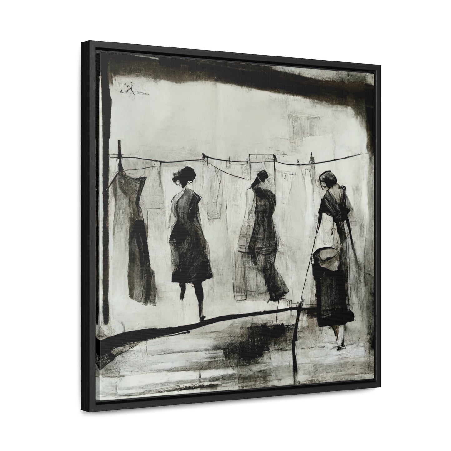 Domestic Memories 7, Valentinii, Gallery Canvas Wraps, Square Frame