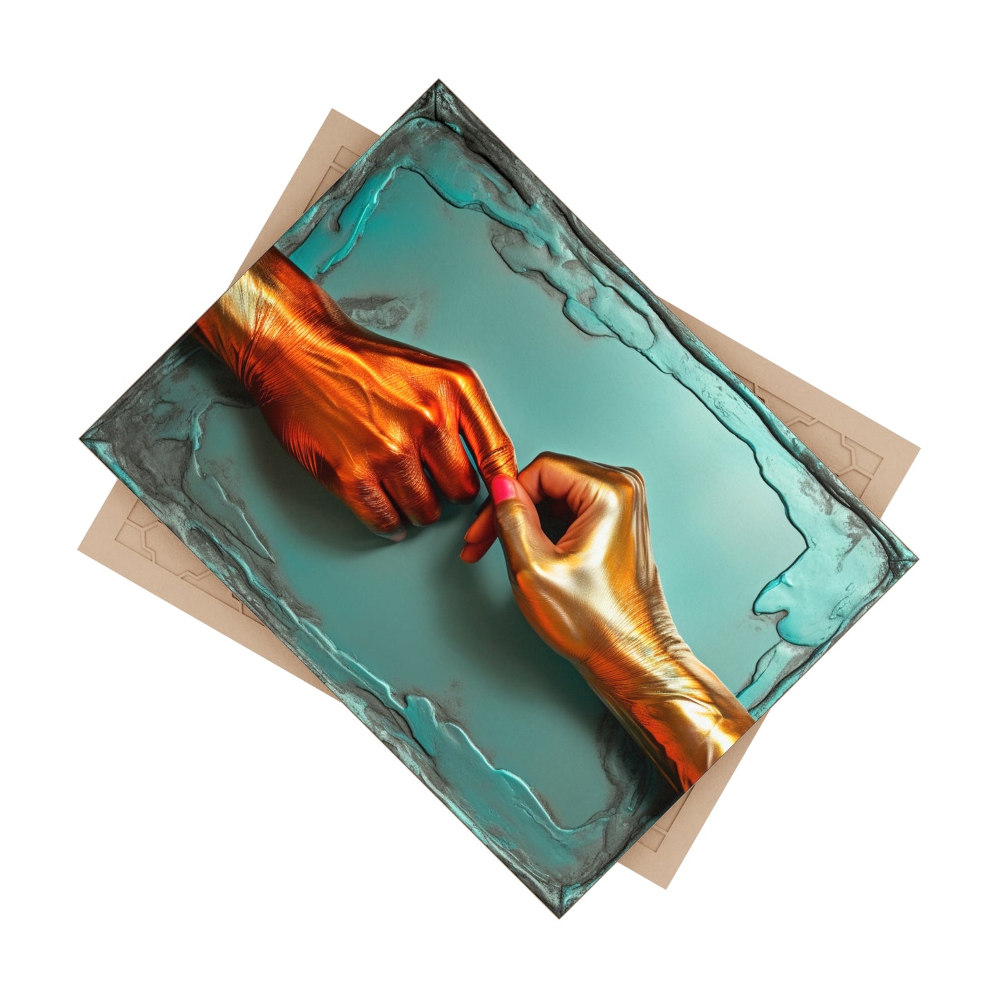 Hands 76, Ceramic Photo Tile