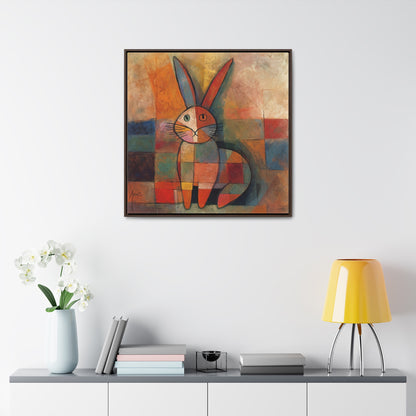 Rabbit 18, Gallery Canvas Wraps, Square Frame