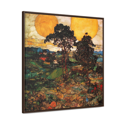 Land of the Sun 38, Gallery Canvas Wraps, Square Frame