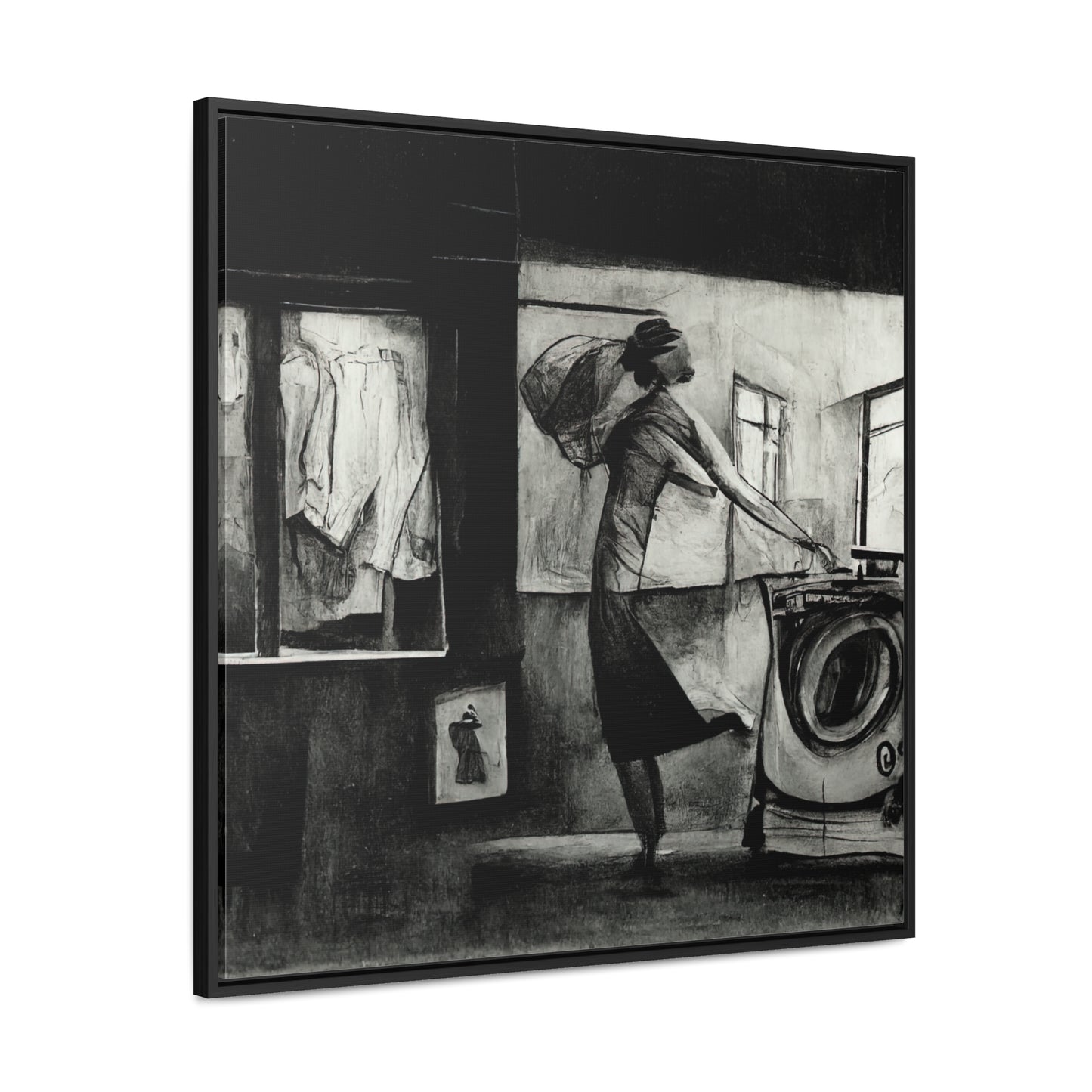 Domestic Memories 44, Valentinii, Gallery Canvas Wraps, Square Frame