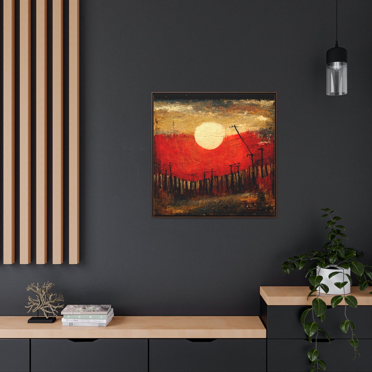 Land of the Sun 19, Valentinii, Gallery Canvas Wraps, Square Frame