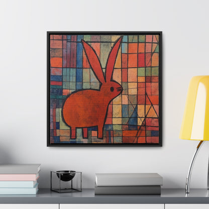 Rabbit 32, Gallery Canvas Wraps, Square Frame