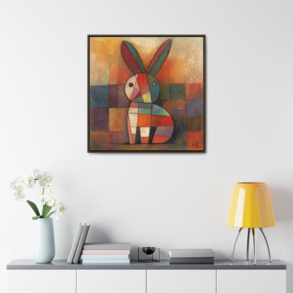 Rabbit 15, Gallery Canvas Wraps, Square Frame