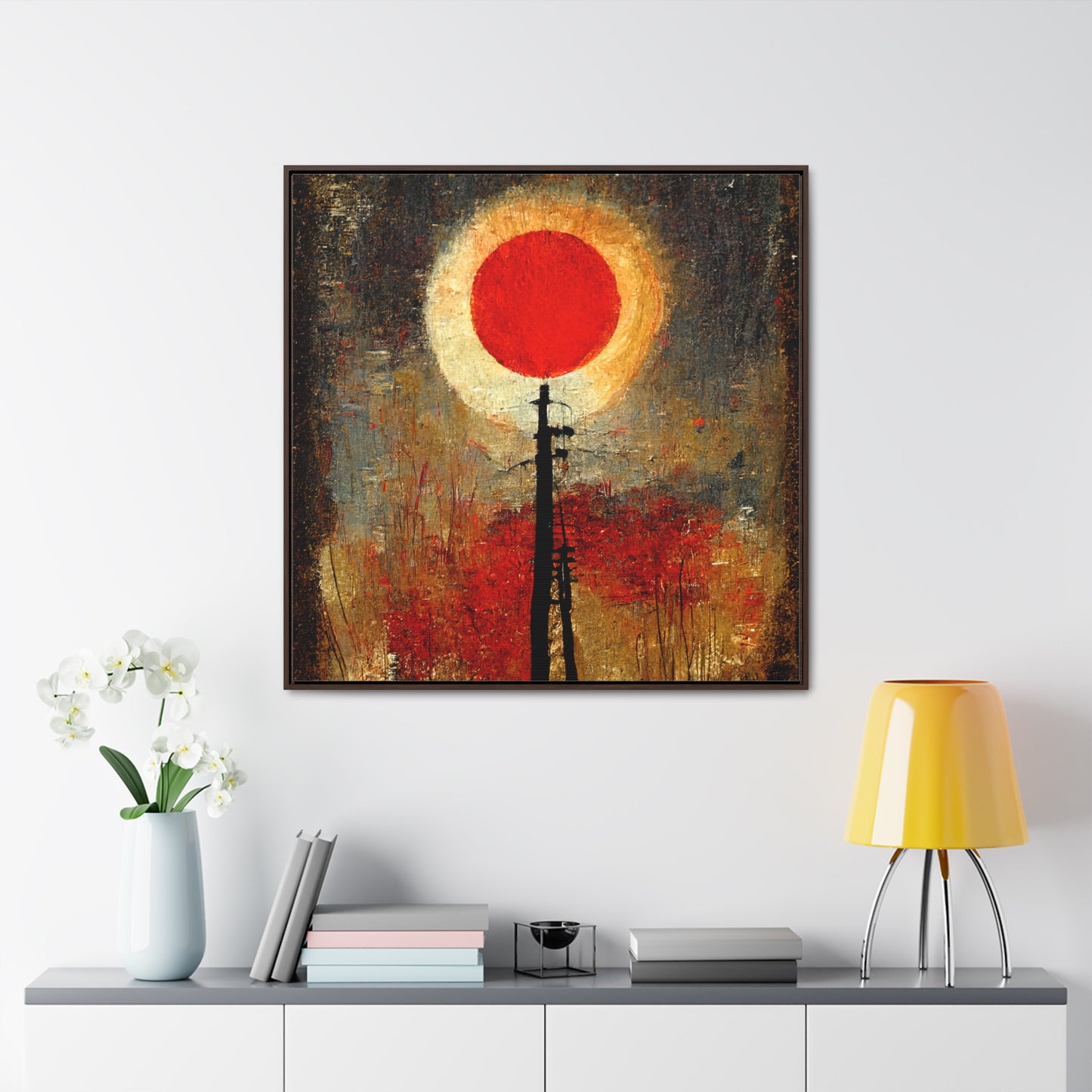 Land of the Sun 11, Valentinii, Gallery Canvas Wraps, Square Frame