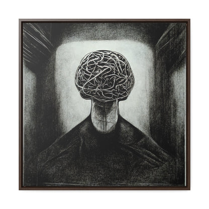 Brain 16, Valentinii, Gallery Canvas Wraps, Square Frame