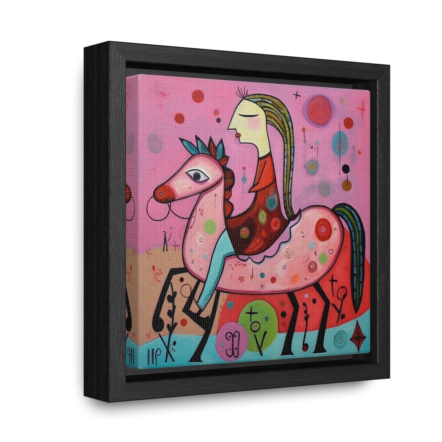 The Dreams of the Child 15, Gallery Canvas Wraps, Square Frame