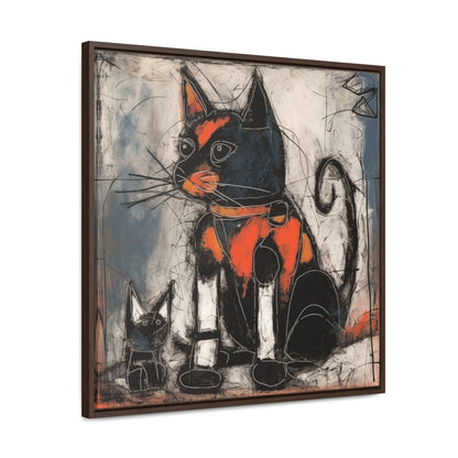 Cat 33, Gallery Canvas Wraps, Square Frame