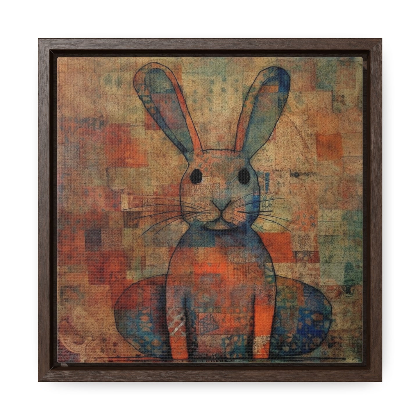 Rabbit 22, Gallery Canvas Wraps, Square Frame