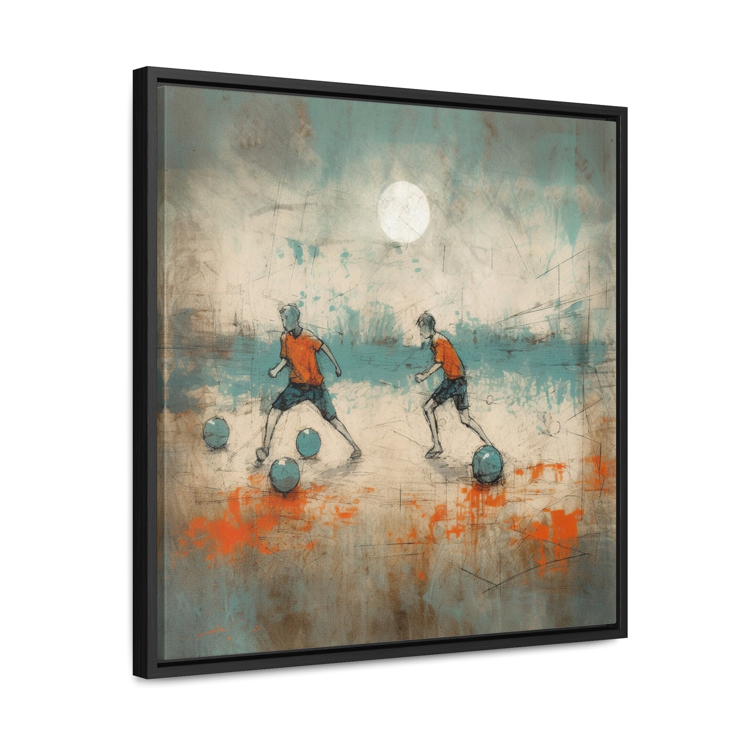 Childhood 39, Gallery Canvas Wraps, Square Frame