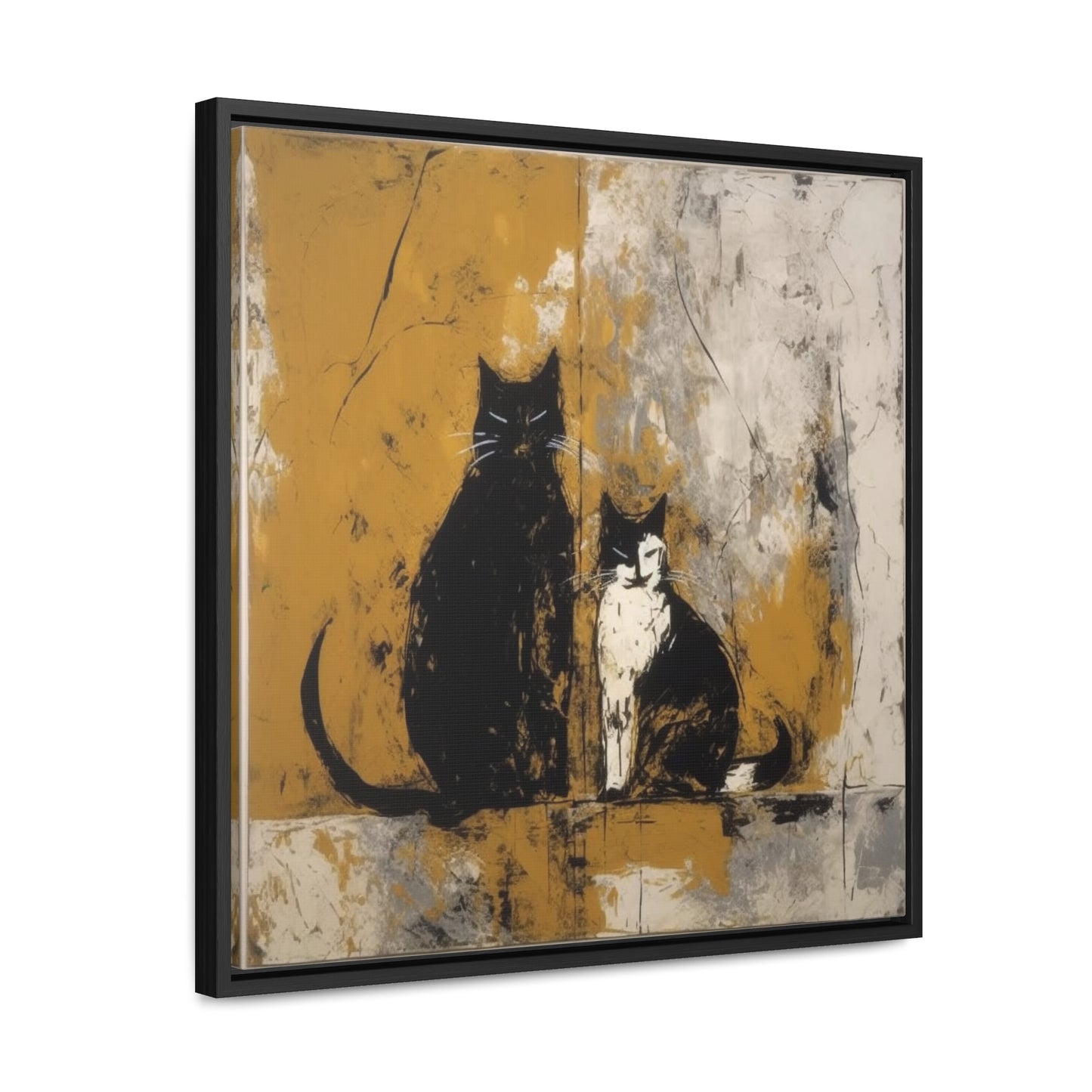 Cat 12, Gallery Canvas Wraps, Square Frame