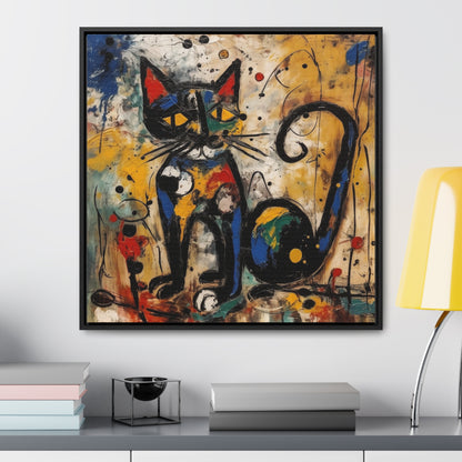 Cat 114, Gallery Canvas Wraps, Square Frame