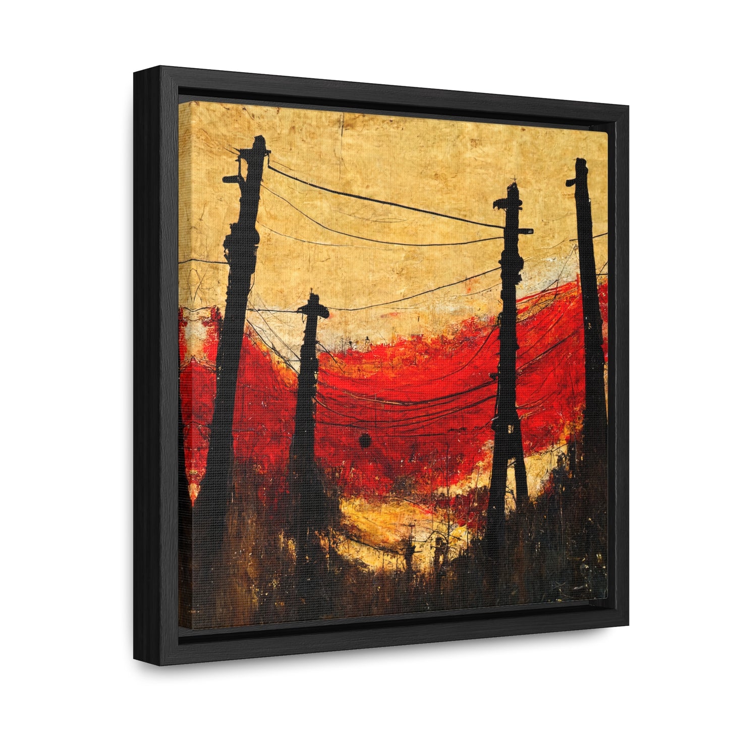 Land of the Sun 22, Valentinii, Gallery Canvas Wraps, Square Frame