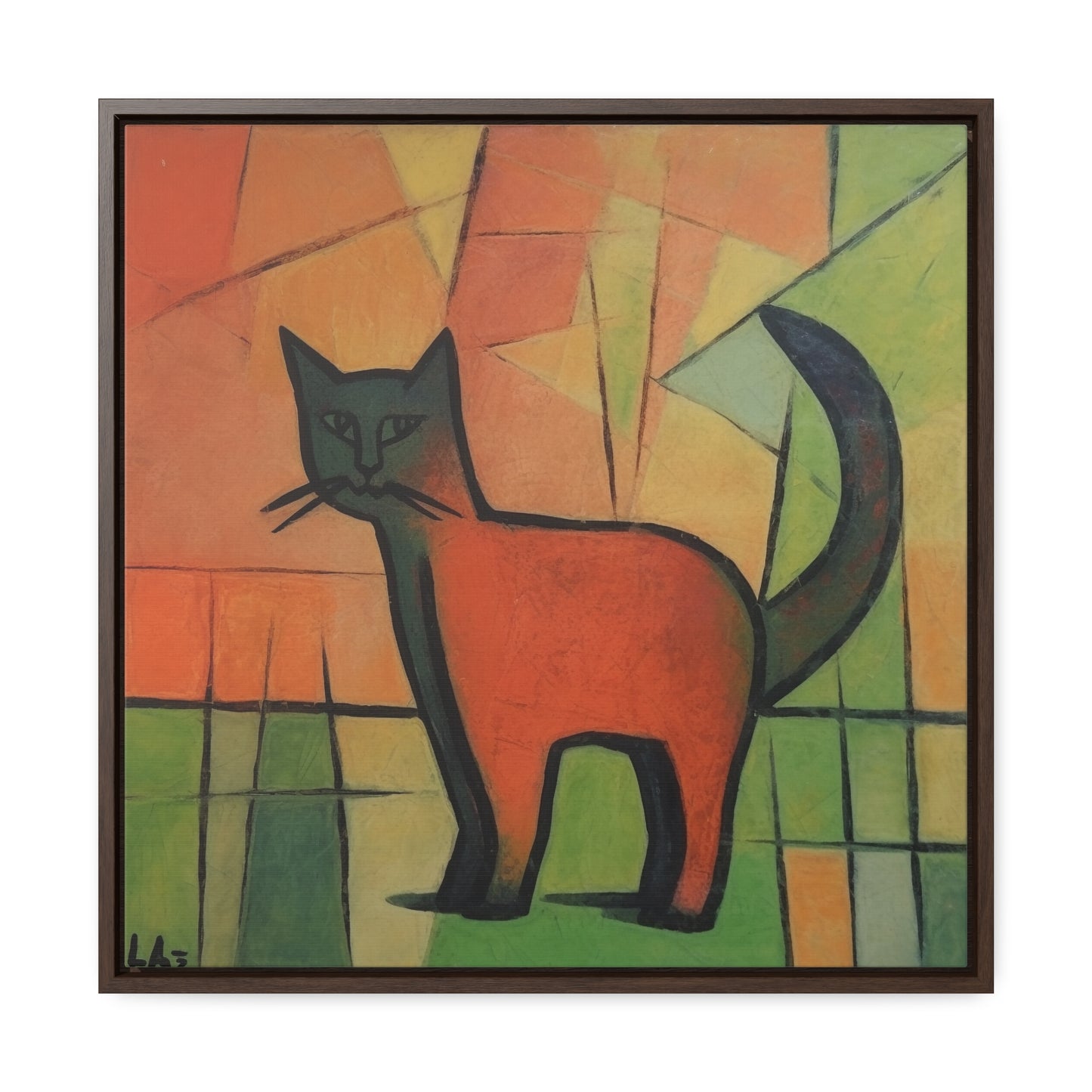 Cat 20, Gallery Canvas Wraps, Square Frame