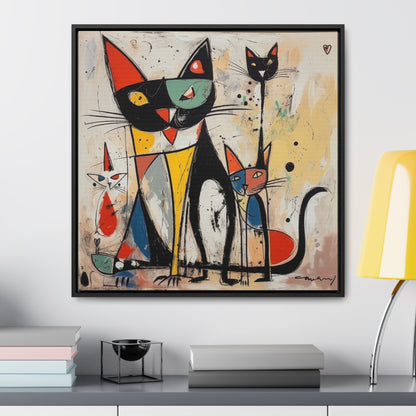 Cat 63, Gallery Canvas Wraps, Square Frame