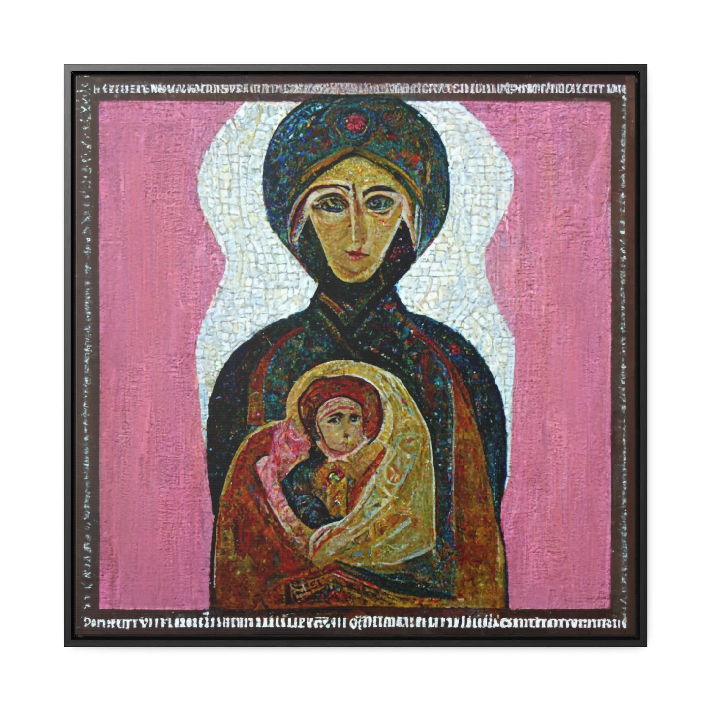 Mary and the Child 21, Valentinii, Gallery Canvas Wraps, Square Frame