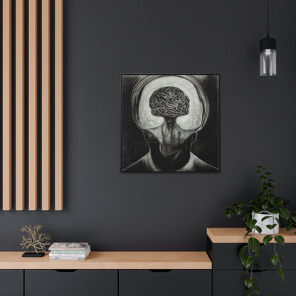 Brain 47, Valentinii, Gallery Canvas Wraps, Square Frame