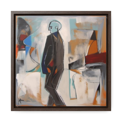 Sad Man 15, Valentinii, Gallery Canvas Wraps, Square Frame