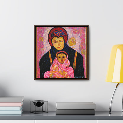 Mary and the Child 13, Valentinii, Gallery Canvas Wraps, Square Frame