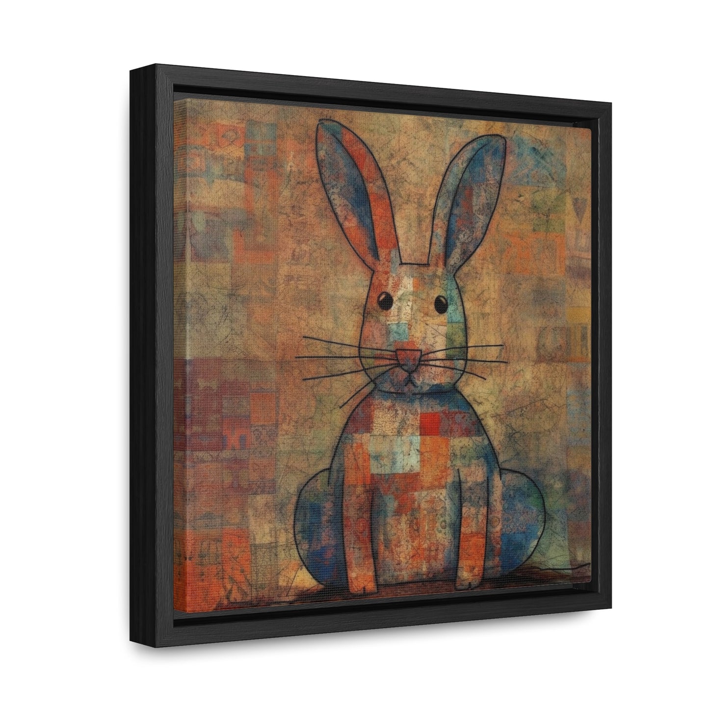 Rabbit 21, Gallery Canvas Wraps, Square Frame