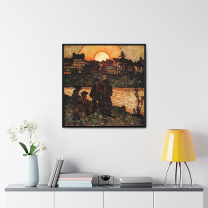 Land of the Sun 47, Valentinii, Gallery Canvas Wraps, Square Frame