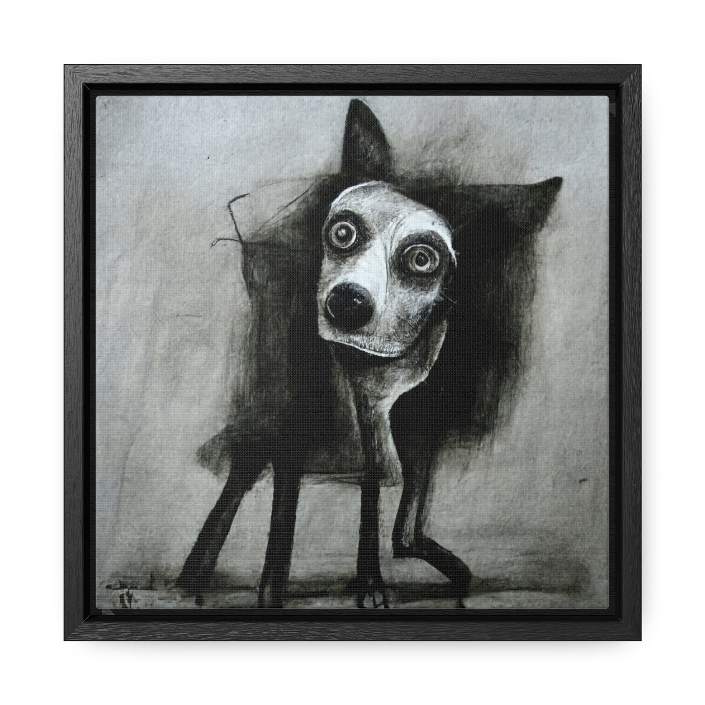 Dogs and Puppies 17, Valentinii, Gallery Canvas Wraps, Square Frame