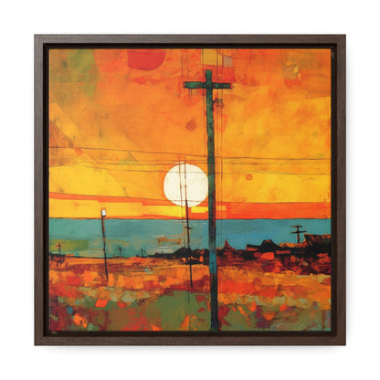 Land of the Sun 64, Valentinii, Gallery Canvas Wraps, Square Frame