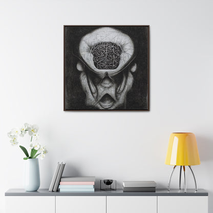 Brain 10, Valentinii, Gallery Canvas Wraps, Square Frame