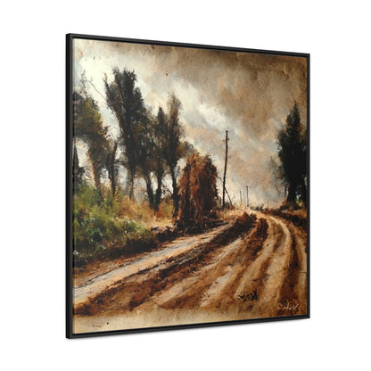 To the Rainy Land 10, Valentinii, Gallery Canvas Wraps, Square Frame