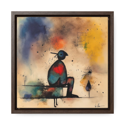 Sad Man 4, Valentinii, Gallery Canvas Wraps, Square Frame