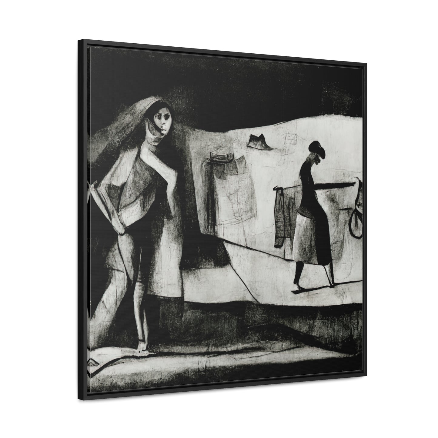 Domestic Memories 40, Valentinii, Gallery Canvas Wraps, Square Frame