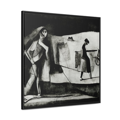 Domestic Memories 40, Valentinii, Gallery Canvas Wraps, Square Frame