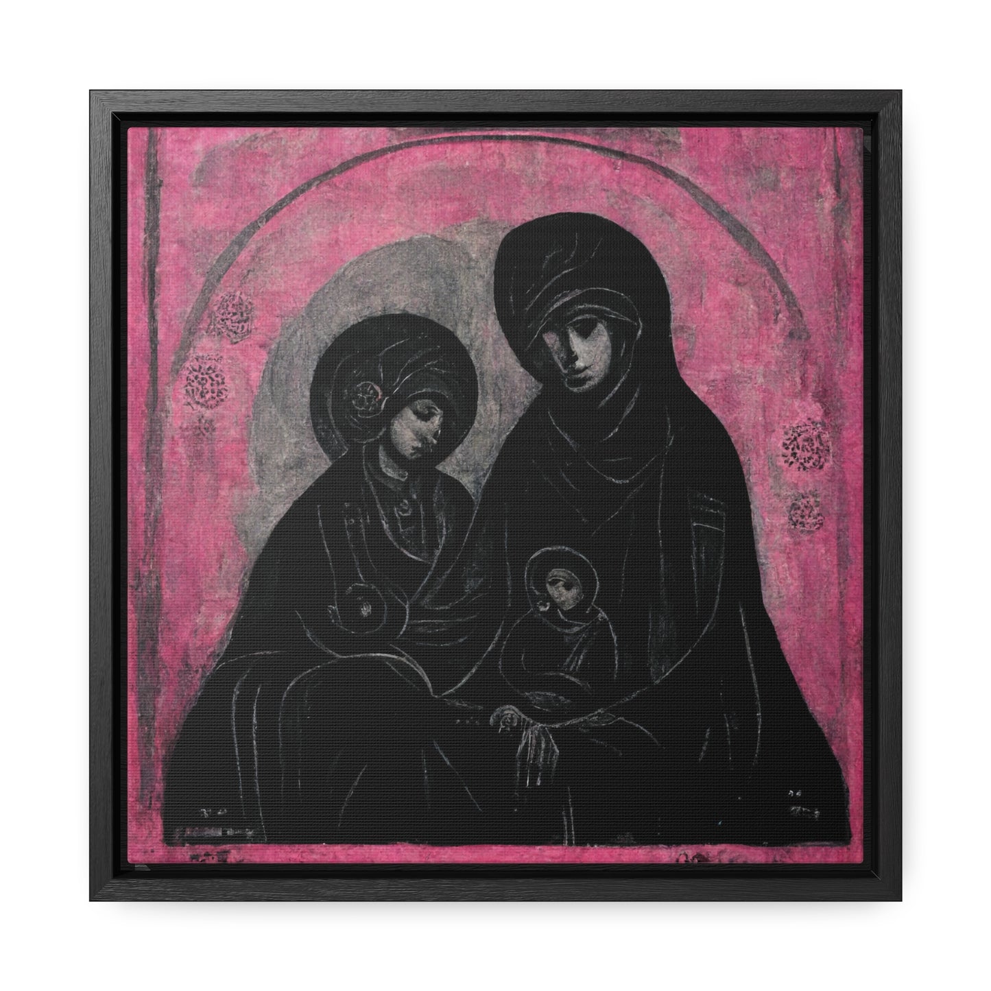 Mary and the Child 9, Valentinii, Gallery Canvas Wraps, Square Frame