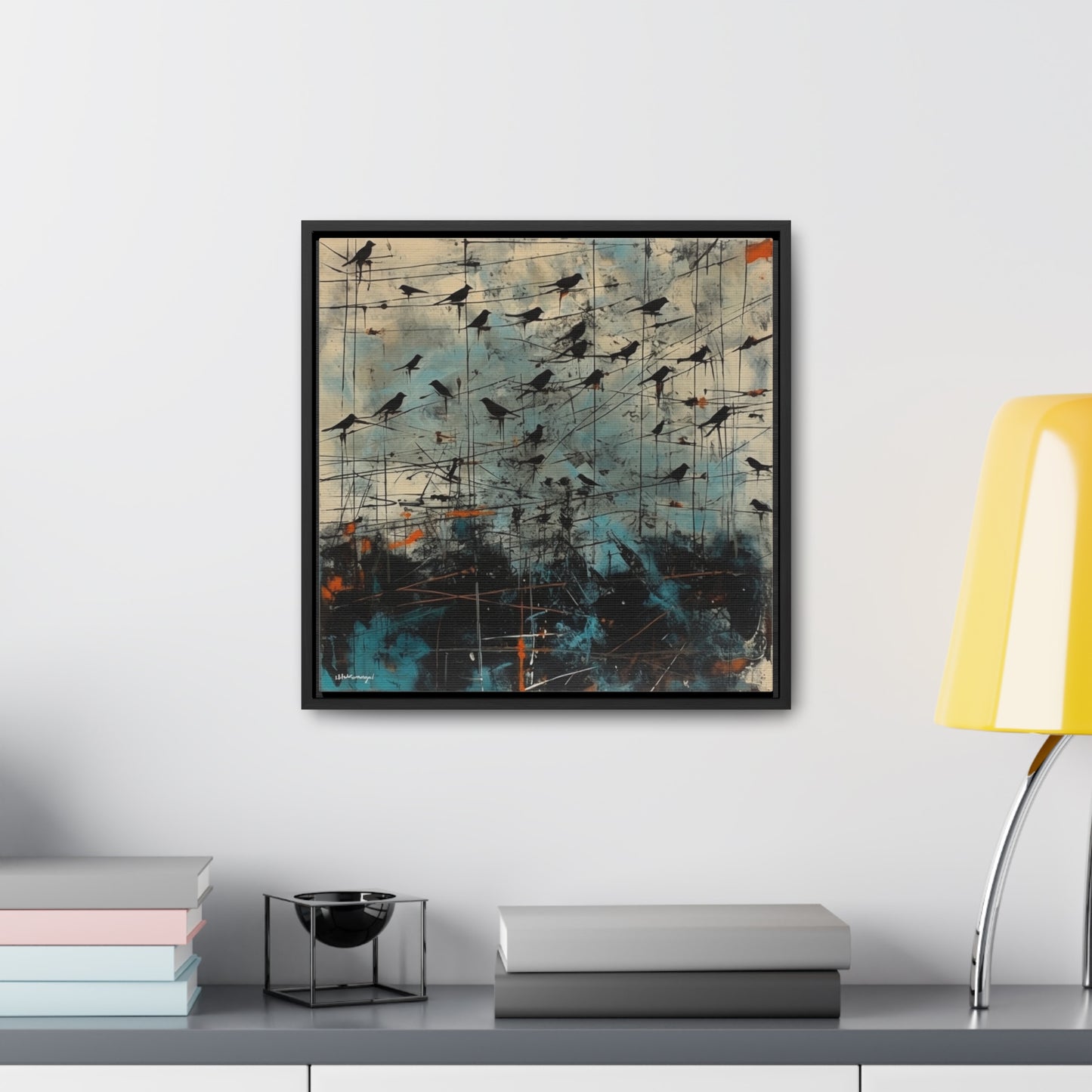 Bird 11, Gallery Canvas Wraps, Square Frame