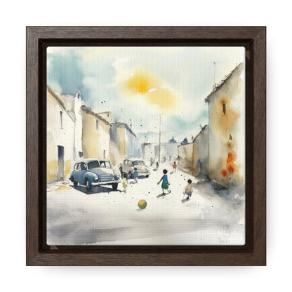 Childhood 14, Gallery Canvas Wraps, Square Frame