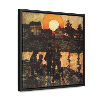 Land of the Sun 44, Valentinii, Gallery Canvas Wraps, Square Frame