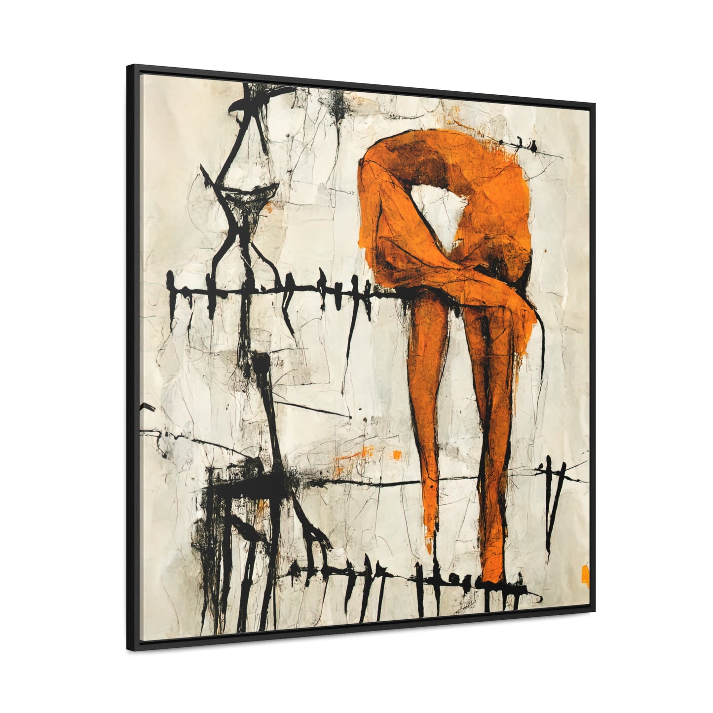 Feet and Drama, Valentinii, Gallery Canvas Wraps, Square Frame