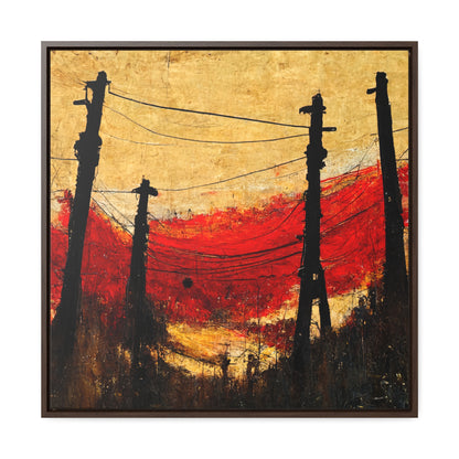 Land of the Sun 22, Valentinii, Gallery Canvas Wraps, Square Frame