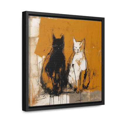 Cat 16, Gallery Canvas Wraps, Square Frame