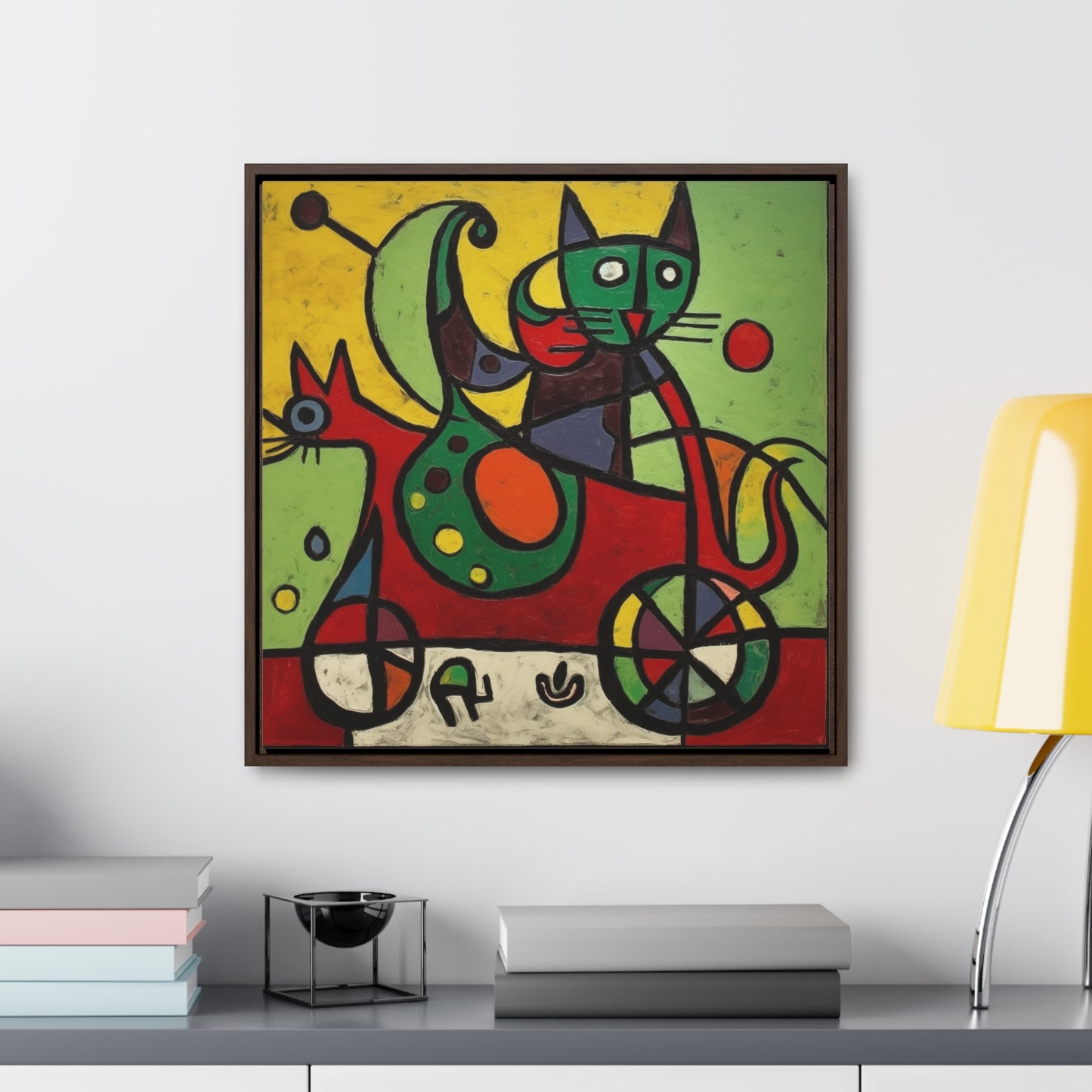 Cat 149, Gallery Canvas Wraps, Square Frame