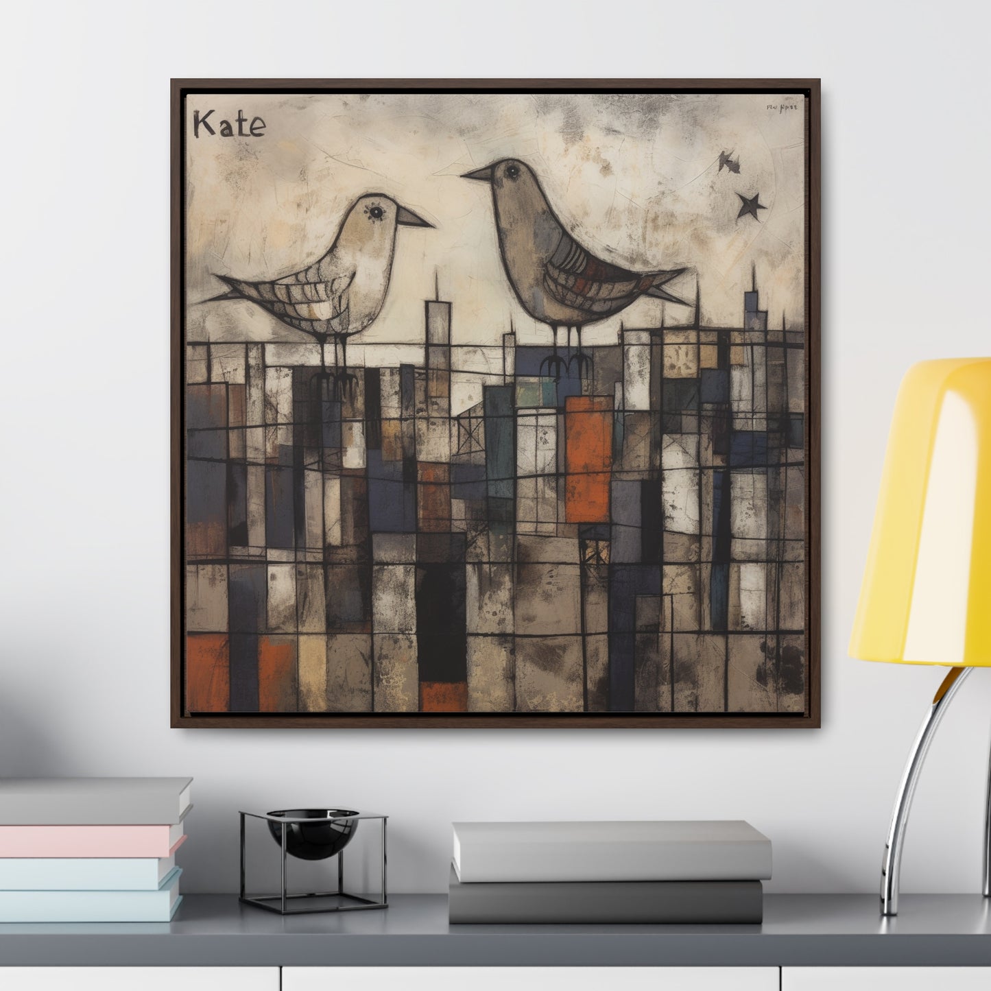 Bird 30, Gallery Canvas Wraps, Square Frame