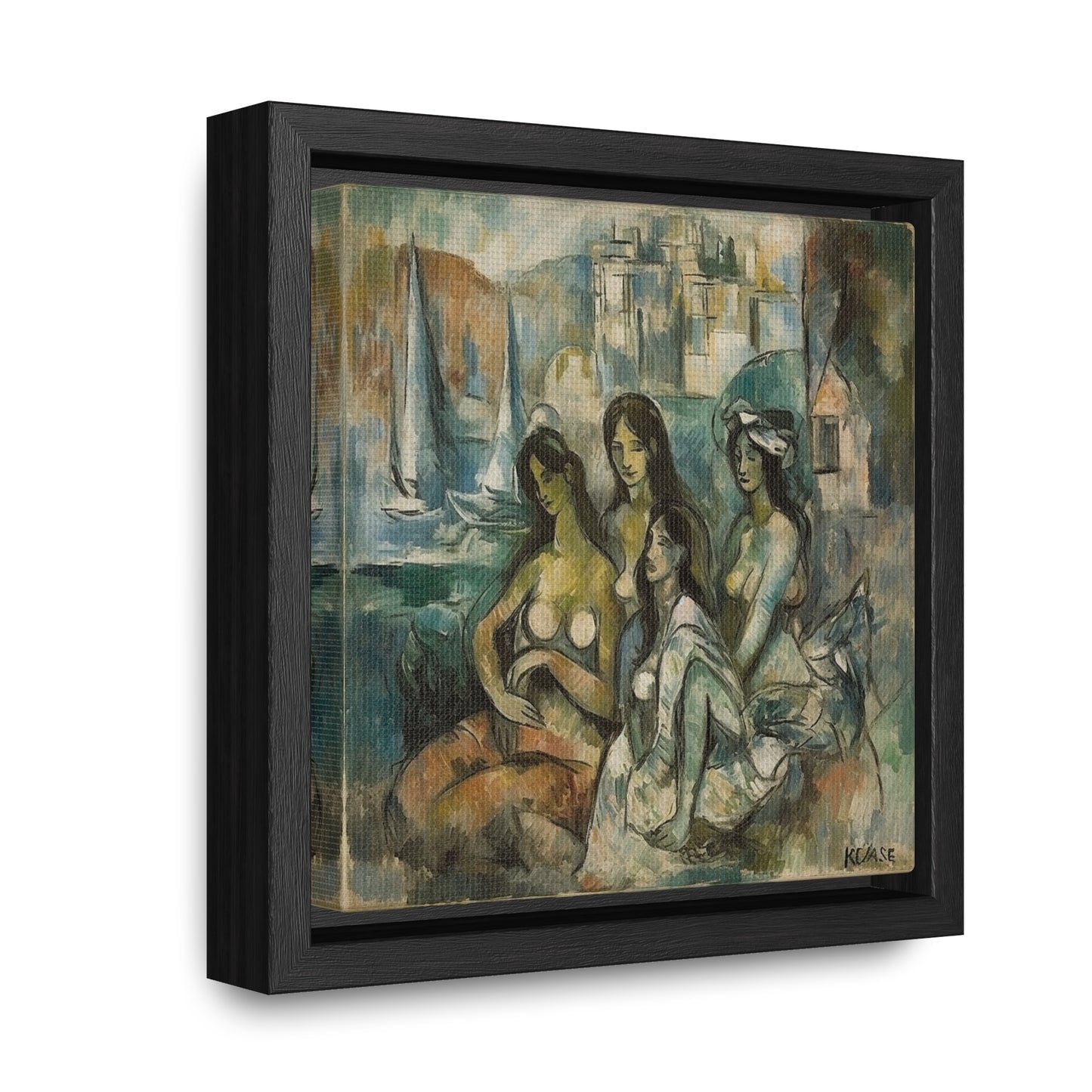 Women 15, Valentinii, Gallery Canvas Wraps, Square Frame