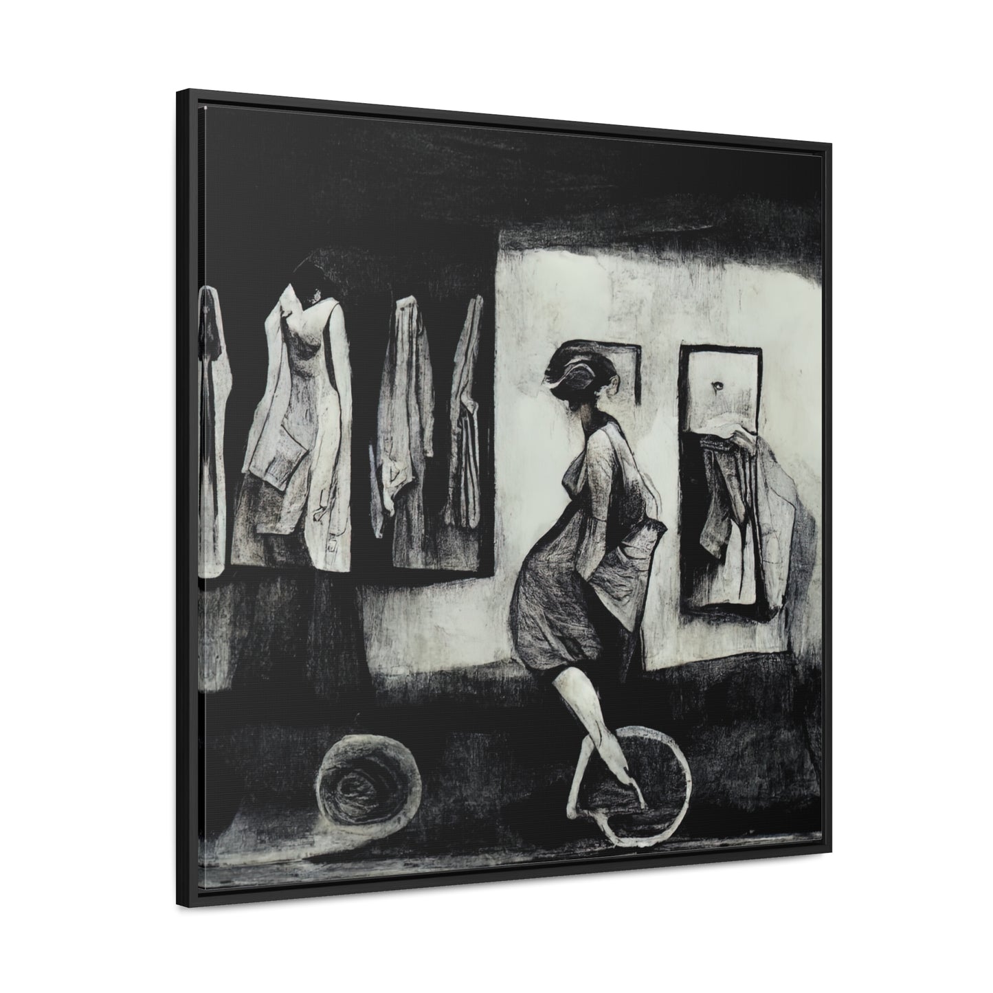 Domestic Memories 43, Valentinii, Gallery Canvas Wraps, Square Frame