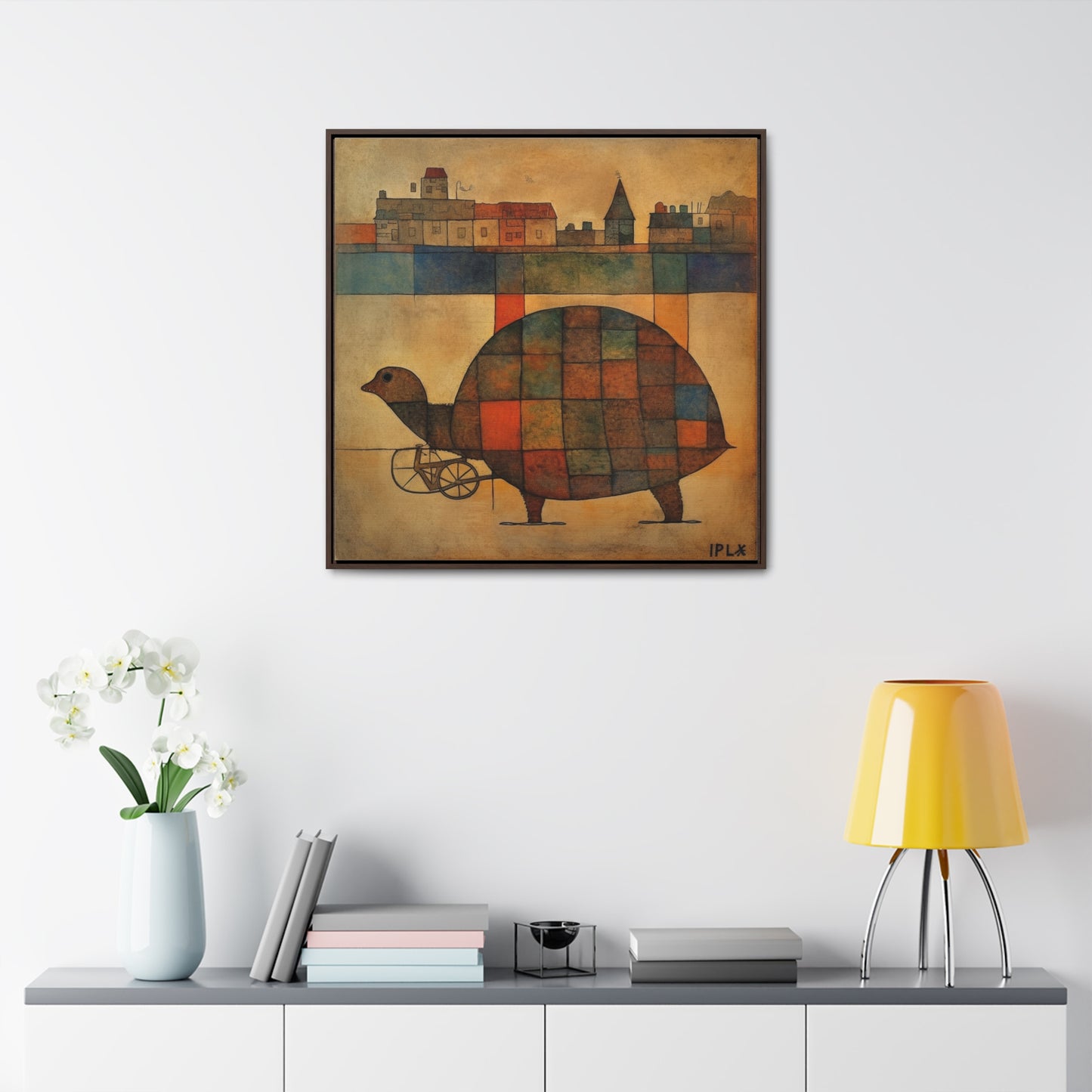 Turtle 17, Gallery Canvas Wraps, Square Frame