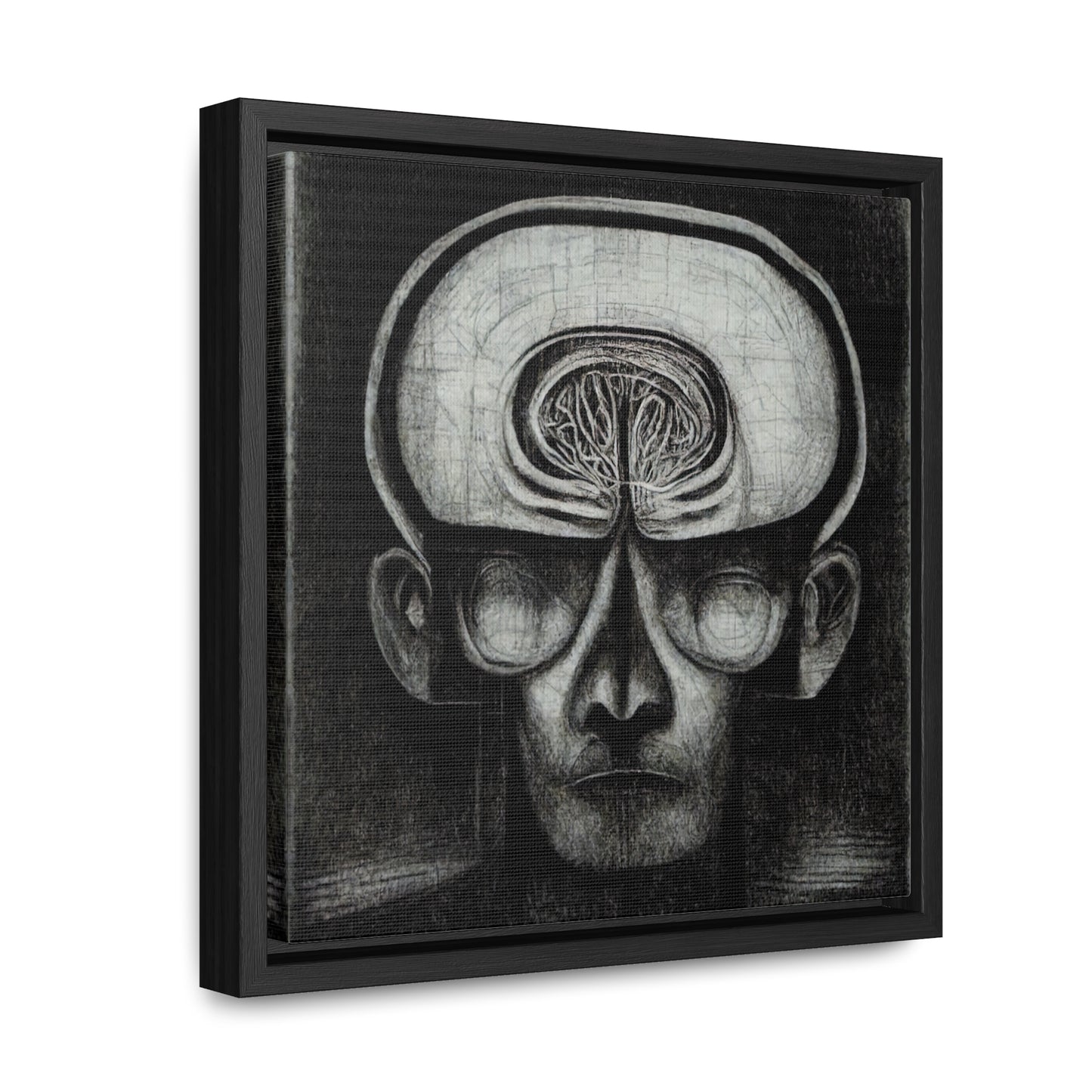 Brain 50, Valentinii, Gallery Canvas Wraps, Square Frame