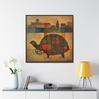 Turtle 17, Gallery Canvas Wraps, Square Frame