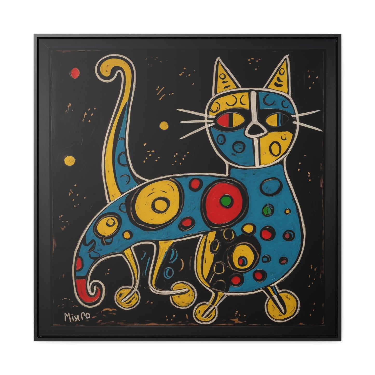 Cat 126, Gallery Canvas Wraps, Square Frame