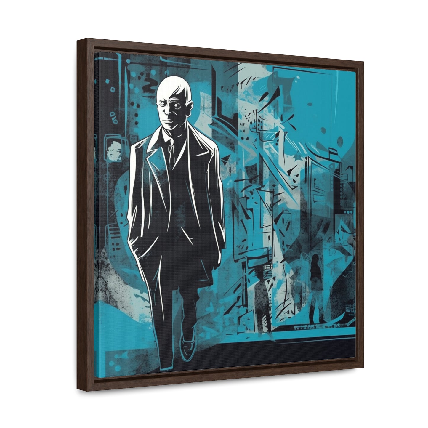 Sad Man 14, Valentinii, Gallery Canvas Wraps, Square Frame