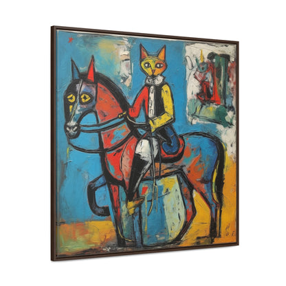 Cat 109, Gallery Canvas Wraps, Square Frame