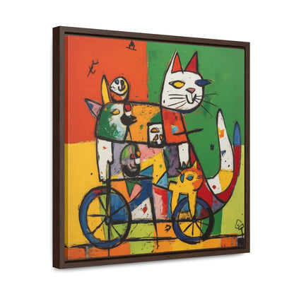 Cat 154, Gallery Canvas Wraps, Square Frame